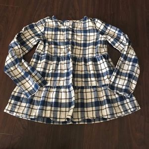 Cute flannel Hanna Anderson Top